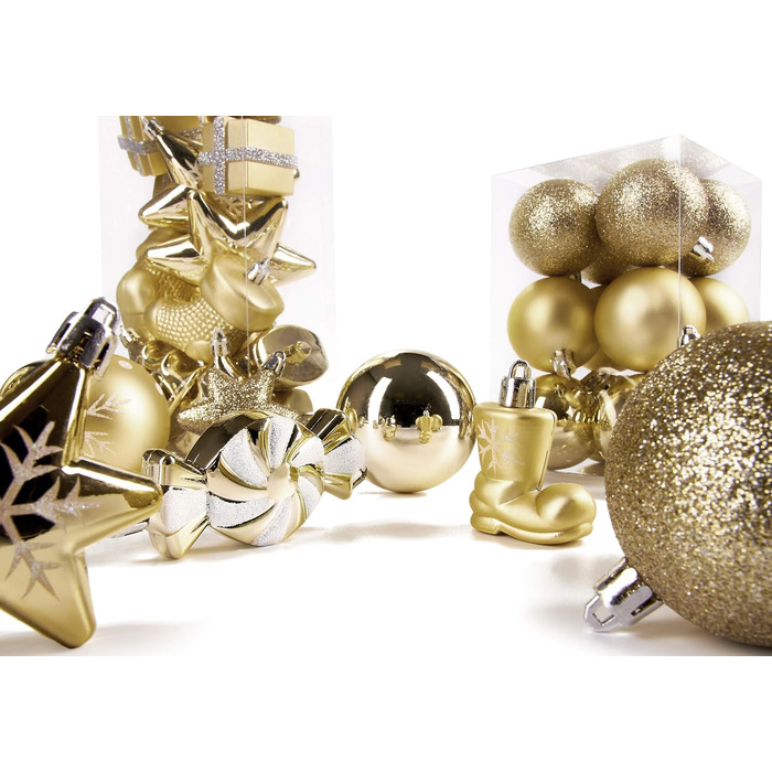 Набір різдвяних кульок 77 шт BRUBAKER