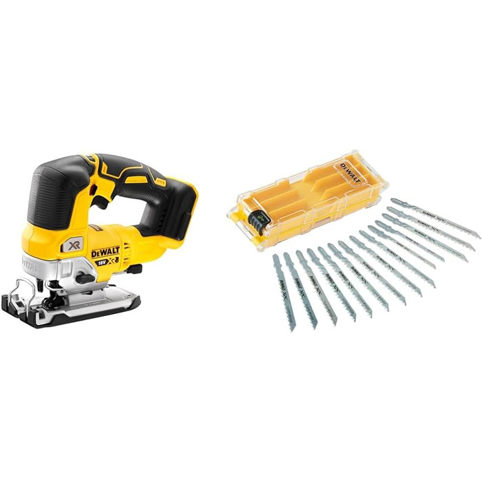 Набір полотен для лобзиків DeWALT DCS334N-XJ та XPC (HCS, 14 шт., з DT2209 x3, DT2205 x3, DT2213 x3, DT2216 x2, DT2218, DT2217, DT