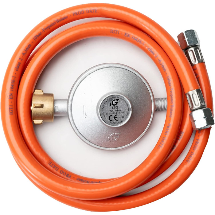 Газовий обігрівач Grafner XXL, 15 кВт, зі з&39єднувальним шлангом, регулятором тиску, турбовентилятором, п&39єзорозпалом, для стандартних газових балонів, генератором гарячого повітря, нагрівальною гарматою, газовим обігрівачем, будівельним обігрівачем, н