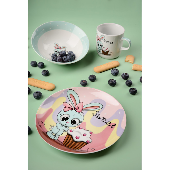 Дитячий набір LIMITED EDITION SWEET BUNNY, 3 предмета (6400433)