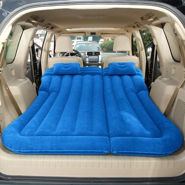 Автомобільний матрац для BMW 3 серії E90 E91 M-Tech 2005-2008, портативний комфортний автомобільний надувний матрац, надувний матрац для багажника, автомобільні аксесуари, синій (звичайний синій)