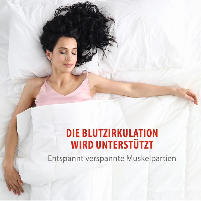 Ковдра з підігрівом Alpina - 80 x 150 см - Підковдра з підігрівом 60 Вт - Ковдра з підігрівом та 3 режимами нагріву - Можна прати в пральній машині на циклі для вовни - Клас захисту II - Поліестер - Білий