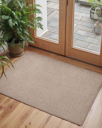 Килимок придверний COLOR&GEOMETRY 92x140 см бежевий