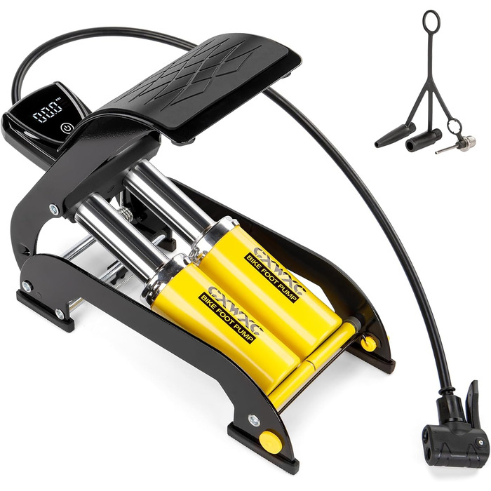 Ножний насос CXWXC з подвійним циліндром та цифровим манометром