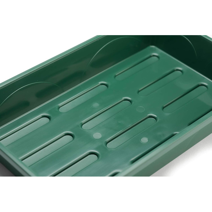 Закрита теплиця середнього розміру з кришкою, що не б&39ється, для пророщування насіння та росту рослин - 38 x 24 x 18 сантиметрів - зелений, 50031/P