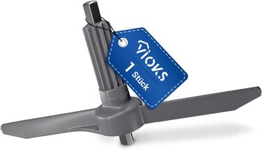 Заміна крила безперервного подрібнювача VIOKS для Bosch MUM Аксесуари 10000314 Вісь водія для кухонного комбайна Bosch MUM - MUZ9vl1 / Bosch Optimum Аксесуари MUM5 MUM9 Запасні частини Аксесуари та інші