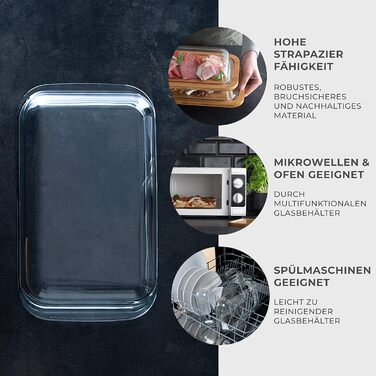 Дерев&39яна сервірувальна дошка Exitoso, скляні контейнери для холодної нарізки для холодильника, набір з 2 шт. , штабелюються - купол для сиру, коробка для ковбас, контейнери для зберігання продуктів, контейнер для зберігання сиру, коробка для ковбас - к