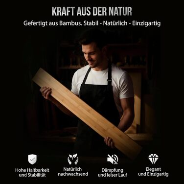 Складаний водний гребний тренажер Christopeit для домашнього використання WP5000 або Colorado - дерев&39яний гребний тренажер, гібридна система водно-магнітних систем, Kinomap, Bluetooth Colorado - бамбук