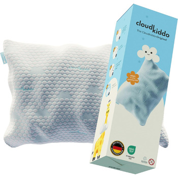 Дитяча подушка Cloudkiddo - Подушка - Регульована подушка - Піна з ефектом пам'яті - Для бокових і спинних спальних місць - Біла -