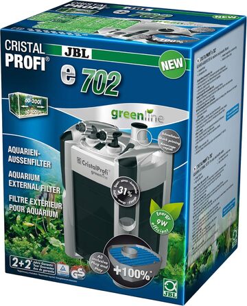 Зовнішній фільтр JBL CristalProfi e702 greenline для акваріумів