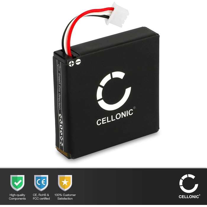 Батарейка для гарнітури, сумісна з Logitech H800 (230 мАг, 3,7 В) 2 шт. Замінна батарейка 533-000067, AHB472625PST, L/N 1109, L/N 1110 2 шт. 230 мАг