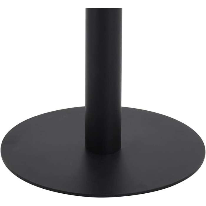 Обідній стіл OHMG, квадратний, на одній ніжці, європейський стиль, підходить для 4 осіб, виготовлений з заліза та дерев&39яних дощок, кухонний стіл, обідній стіл, стіл для вітальні, стоячий стіл 60*60*75 см (прямокутник-60*60*75 см-D)