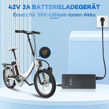 Зарядний пристрій 42 V 2 A для електроскутерів та електровелосипедів