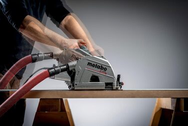 Портативна циркулярна пила Metabo KT 66 BL 1200 Вт, з безщітковим двигуном, з гальмом вибігу, тирсоуловлювачем, пила 601166500