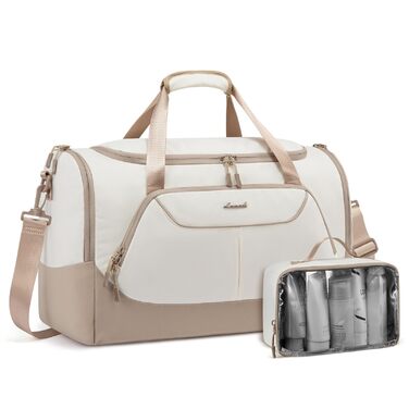 Жіноча спортивна сумка LOVEVOOK 30L Дорожня сумка з відділенням для взуття та вологим відділенням, невелика сумка для спортзалу, сумка для плавання, сумка для сауни, сумка для ручної поклажі для спорту, фітнесу, тренувань, подорожей, водонепроникна дорожн