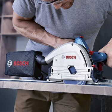 Акумуляторна дискова пила для занурювального пиляння Bosch Professional BITURBO GKT 18V-52 GC (попередньо встановлені рівні швидко