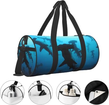 Спортивна дорожня сумка з дизайном черепа, унісекс, велика сумка для подорожей та спорту