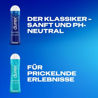 Водний гель-лубрикант Durex Mixpack для жінок і чоловіків, 2 x 50 мл