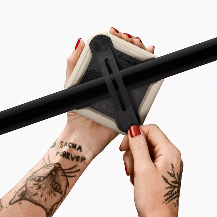 Колонка Marshall Willen, бездротова, понад 15 годин роботи в режимі відтворення, водонепроникна за стандартом IP67, швидка зарядка