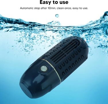 Машина для миття фруктів та овочів Focket, водонепроникність IPX7, 2400 мАг, портативний пристрій для чищення овочів та овочів, компактний автоматичний засіб для чищення фруктів та овочів для фруктів, овочів, рису (синій)