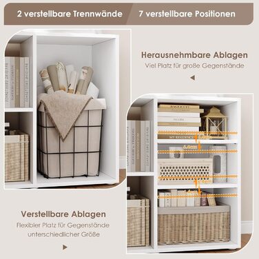 Кутовий письмовий стіл FirFurd з подовжувачем, L-подібний комп&39ютерний стіл з книжковою полицею та шухлядами, кутовий стіл з місцем для зберігання, ПК-стіл для навчання/домашнього офісу, 129 x 104 x 76 см, білий