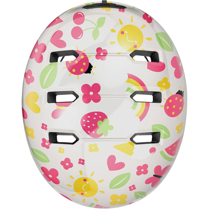 Дитячий шолом ABUS Skurb Kid - міцний велосипедний шолом у скейтерському стилі з місцем для косички та різноманітними дизайнами -