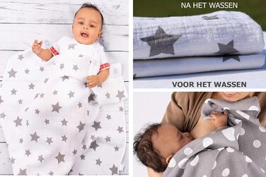 Муслінові пелюшки - муслінові серветки - упаковка 10 70x80 см - тканинні пелюшки, Зроблено в ЄС - перевірено на вміст шкідливих ре