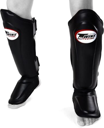 Щитки для гомілок Twins SGS10 з подвійною підкладкою для муай-тай, кікбоксингу K1 MMA (середній розмір)