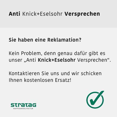 Трисекційних папок для аплікацій, синього кольору, з 2 затискними рейками з текстурою тонкої шкіри - високоякісне тиснення &quotAPPLICATION&quot - безпосередньо від виробника STRATAG, 10
