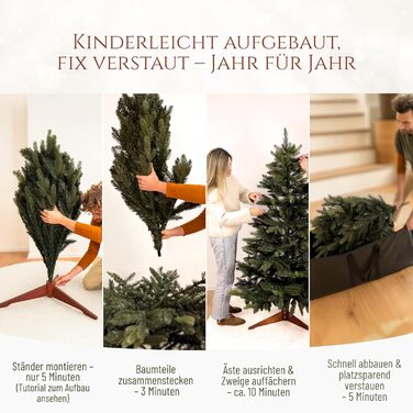 Штучна ялинка преміум-класу 180 см PURE LIVING INTERIOR DESIGN