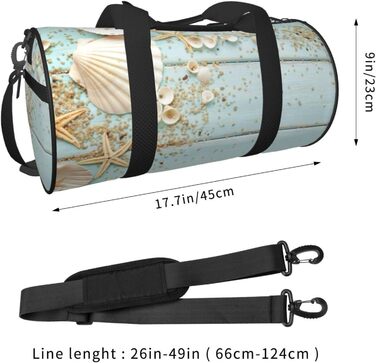 Спортивна сумка, дорожня сумка, пляжна палатка, морська колекція, вінтажний стиль, бохо-принт, сумка для ночівлі, чорний колір, універсальний розмір, сумка для подорожей