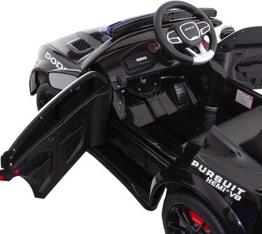 Дитячий електромобіль поліції з дистанційним управлінням - 3-5 років до 30 кг, дитячий транспортний засіб зі звуком і світлом, еле