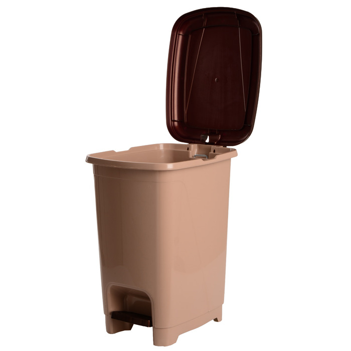 Корзина д/сміття VIOLET HOUSE 0156 Beige з педал. 8 л (0156 Beige 8 л) (7246359)