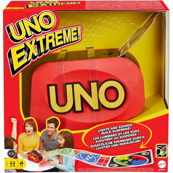 Карткова гра Уно для сім'ї, з кидком карт, ідеально підходить як дитяча гра, гра для подорожей або гра для дорослих, для 2-10 грав