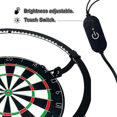 Система освітлення мішень для дартсу 260 Підходить для всіх видів мішень для дартсу Професійні деталі для дартсу