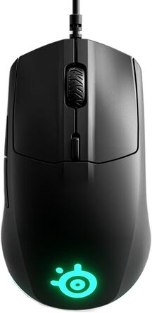 Ігрова миша SteelSeries Rival 3 - оптичний сенсор TrueMove Core з 8500 CPI - 6 програмованих кнопок - USB - роздільні кнопки запус