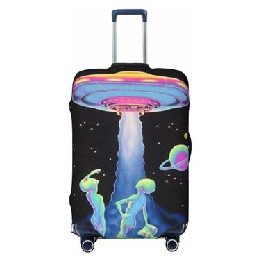 Чохол для валізи Raumschiff, міцний захист, підходить для багажу розміром 45,7 - 81,3 см, малий, Чорний