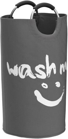 Кошик для білизни з ручками 91L Окремо стоячий кошик для білизни Розбірний, мішок для брудної білизни зі смайликом для брудної біл