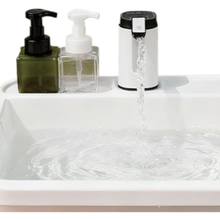 Портативна раковина для вулиці, портативна станція для миття рук, раковина з широким горлом 16,12 дюймів зі складною конструкцією, вуличні раковини, багатоцільовий умивальник із зручним аксесуаром для дорослих для садового барбекю