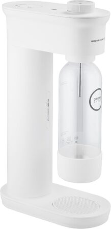 Набір виробників газованої води (3 регульованих рівня CO2, пляшка CO2, пляшка 0,85 л для води порошок для чищення), біла пляшка 0,85 л CO2