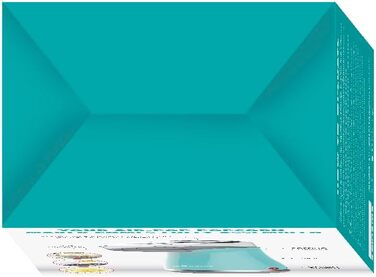 Машина для приготування попкорну, Машини для приготування попкорну, Електрична машина для приготування попкорну, 1200 Вт, включаючи дозуючу ложку, Попкорн готовий за 2 хвилини, Домашній кінотеатр, Серія (синій)