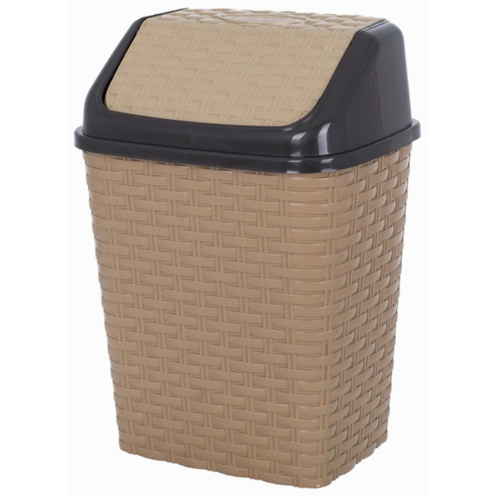 Контейнер для сміття Violet House 0752 Ротанг BEIGE 10 л (6907663)