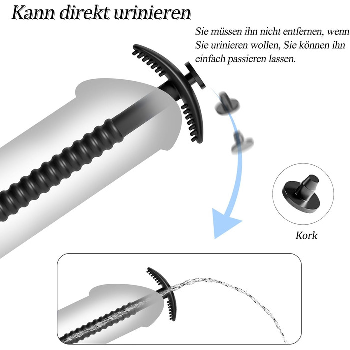 Набір уретральних дилататорів BDSMAGE, з шприцом, 25 см, силікон, стимуляція простати, діаметри 6,7,9 мм, 3 шт.