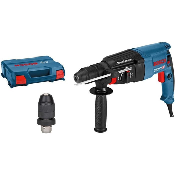 Перфоратор Bosch Professional GBH 2-26 F (830 Вт, змінний патрон SDS-plus, енергія удару 2,7 Дж, в кейсі)