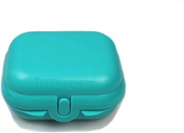 Туpperware To Go Mini-Twin світло-бірюзова ланч-бокс, маленький (на 2 відділення)