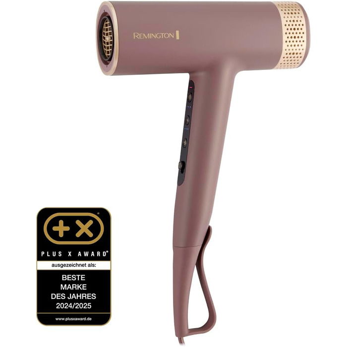 Фен для волосся легкий, довговічний безщітковий цифровий мотор 110 000 об/хв 2 насадки дифузор та концентратор (іонна технологія & Anti-Frizz, 12 режимів нагріву та швидкості) EC8930