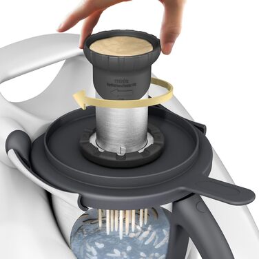 ПОКРАЩЕНА ВЕРСІЯ, сумісна з Thermomix TM6, TM5, TM31 і TM Friend, аксесуари, шпецле, виготовлена з нержавіючої сталі, дуже велика завантажувальна воронка, 2