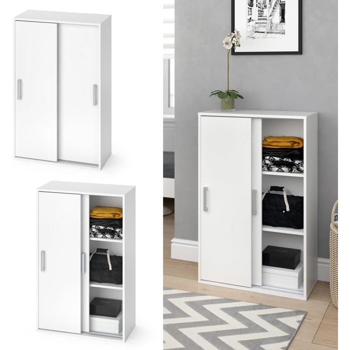 Шафа Vicco Falk, шафа з орними дверима, біла, 68 x 108 см