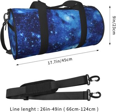 Універсальна дорожня сумка Блакисний Всесвіт, спортивна сумка для чоловіків та жінок, велика спортивна сумка-мішок