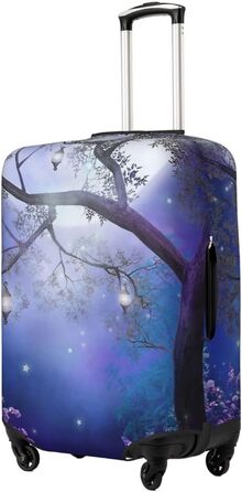 Чохол для валізи Квітучий сад - міцний, для валіз розміром 45.7-81.3 см, чорний, великий